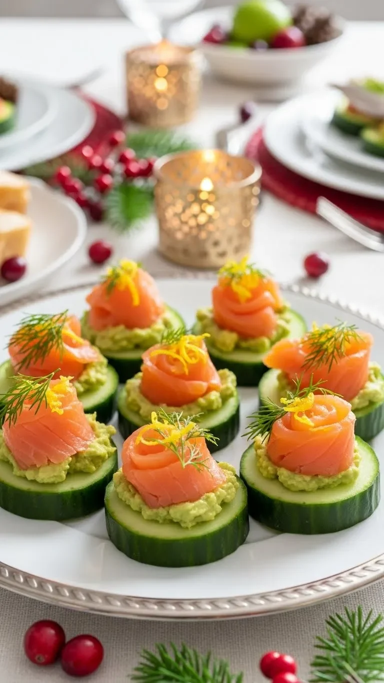 2. Smoked Salmon & Avocado Bites