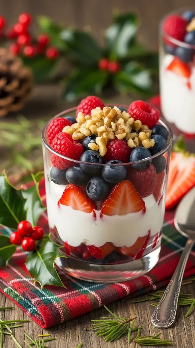 6. Festive Berry Parfait