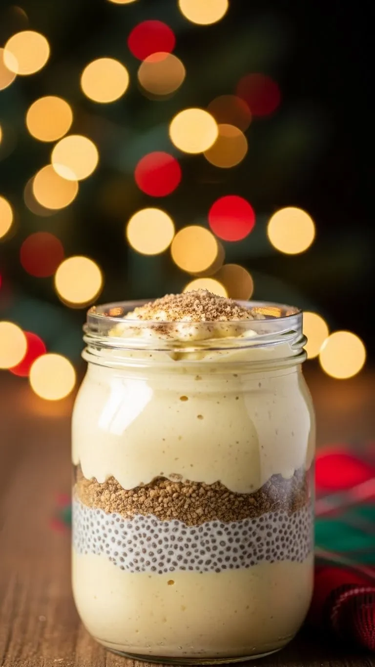 7. Eggnog Chia Pudding