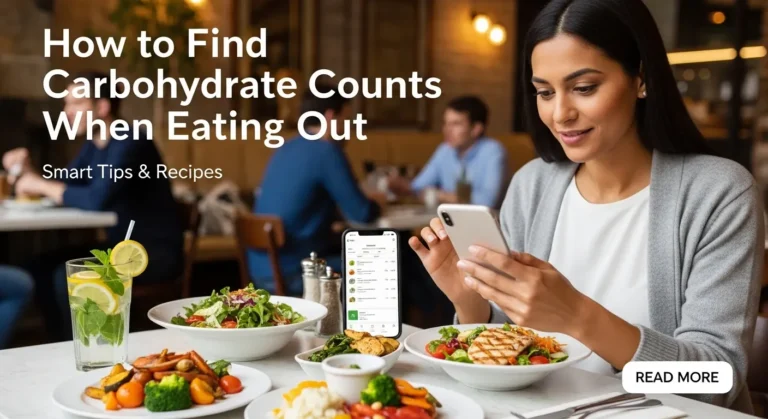 How to Find Carbohydrate Counts When Eating Out Smart Tips & Recipes