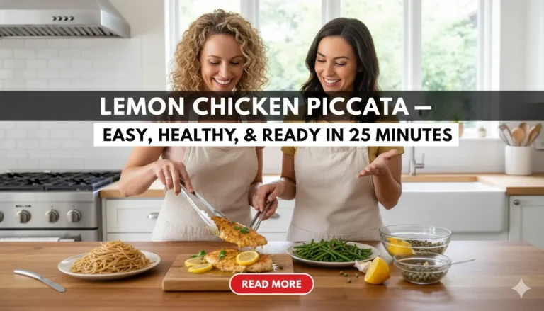 Lemon Chicken Piccata — Easy, Healthy, and Ready in 25 Minutes